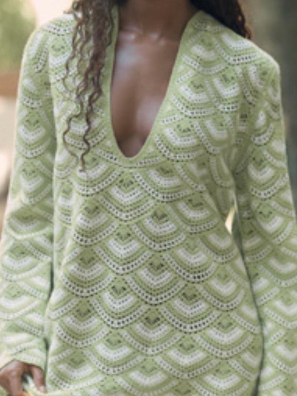 Anthropologie celandine crochet beach cover up